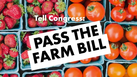 Tell Congress: Pass the Farm Bill