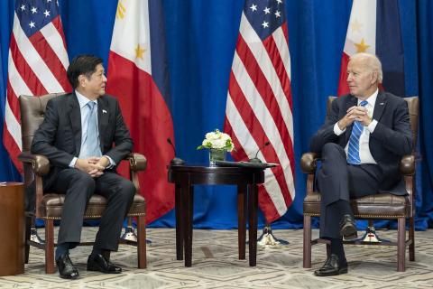 President Biden hosts a meeting with President Marcos Jr