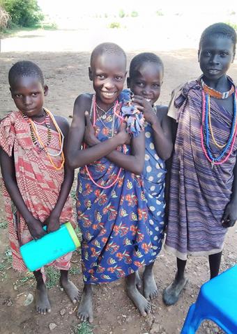 South Sudan Toposa children Photo courtesy of Maryknoll Lay Missioner Gabe Hurrish