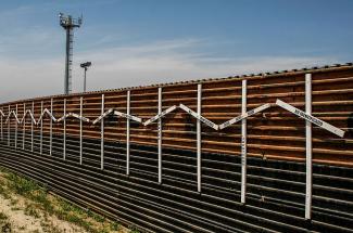 Border wall at Tijuana and San Diego Border