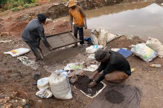 Cobalt mine in DRC. Photo by International Institute of Environment and Development