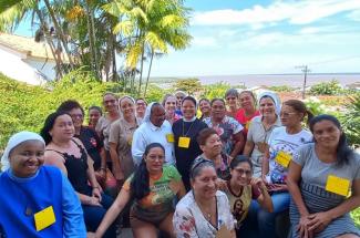 Participants in the restorative justice training course in Obidos Para Brazil
