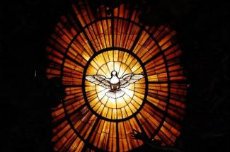 Dove of Peace window at Vatican